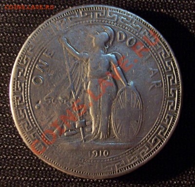 Подлинность - 1 доллар 1909 г., Китай - Аверс мен
