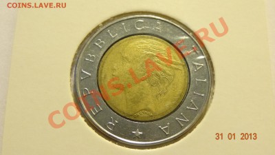 БМ Италия 500 лир 1993 100 лет Банку до 04.02. в 22:00 - DSC01768.JPG
