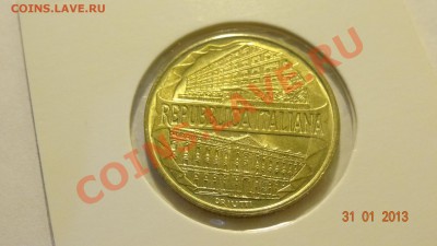 Италия 200 лир 1996 100 лет Фин.академии до 04.02. в 22:00 - DSC01780.JPG