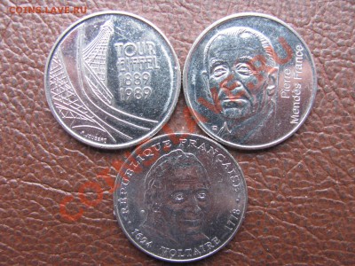 Франция. Подборка из 3мон. 5 фр. 1989,1992,1994гг. до 6.02. - 5фр франция.JPG