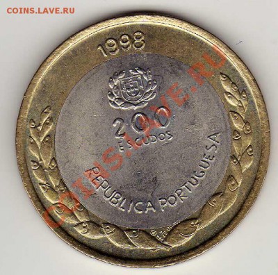 ПОРТУГАЛИЯ 200 ЭСКУДО 1998 ЭКСПО РЫБКА 07.02.13 В 22.00МСК - img685