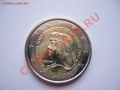 Монако 2 евро 2012 500 лет независимости UNC из ролла. - 100_3475.JPG
