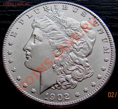 W22 Ag Morgan Dollar 1902o UNC до 08.02 в 22°° - W22 Morgan Dollar 1902o UNC_1