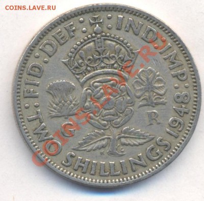 Великобритания 2 шиллинга 1948 г. До 5.02.13 г. 21-00 МСК. - 48