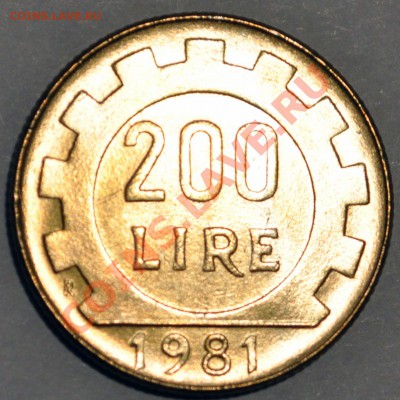 Италия 200 лир	1981г. - до 05.02.2013 - UNC - DSC_1118.JPG