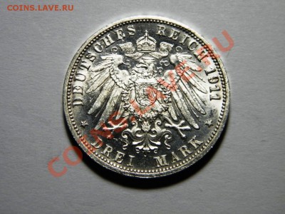 Вюртемберг  3 марки 1911. Серебро. УНЦ. СУПЕР ШАНС!!!9.02.20 - 7.JPG
