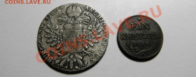 Австрия 1 талер и крейцер 1780, 1816. Серебро. НЕ КОПИИ. - 11.JPG
