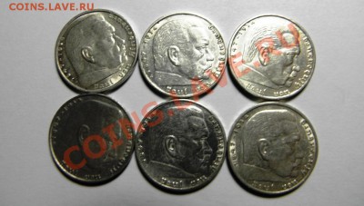 Рейх подборка из 6 монет  2 марок. Серебро. 1939-А,D., 1 - 12-1.JPG