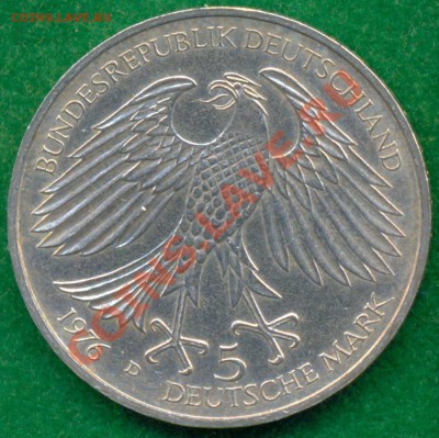 ФРГ, 5 марок, 1976г,до 06.02.2013 г. 22.00 по Москве - 1а