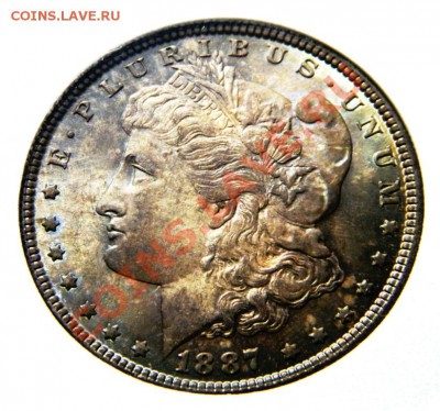 США 1 доллар 1887 г. Серебро. Слаб. MS-66!!!!!!! 9.02.2013 - 32,.JPG