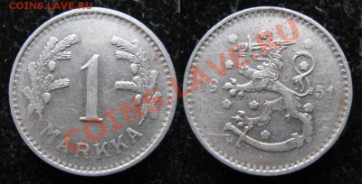 Финляндия 1 марка 1951 (железо)  до 09-02-13  22-00 - Финляндия 1 марка 1951 032