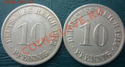 оценка 10 pfennig 1912 1914 - 10 pfennig 1912 1914.JPG