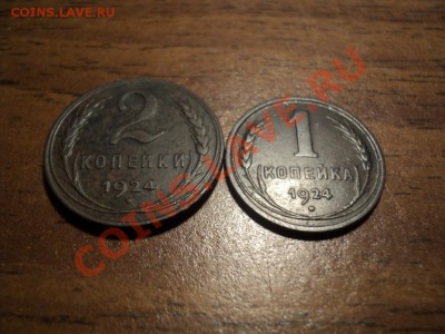 2 и 1 копейка 1924г. Отличный сохран.до 09.02.13г. 22-00 Мск - DSC00192.JPG