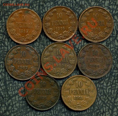 10 пенни 8 монет 1865-1917 гг. до 07.01.13. 22-00 мск - img206