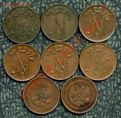 5 пенни 8 монет 1892-1917 гг. до 07.01.13. 22-00 мск - img209