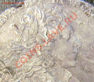 Прошу помочь в оценке 1 рубль 1727 года - портрет