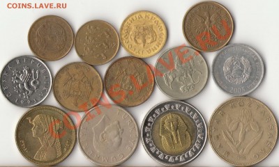 13 иностранных монет,разных ! - 2
