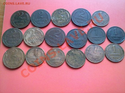17 медных монет 1924!! до 07.02.13 в 22:00 - 050220133986