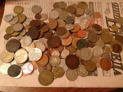 Большой лот монет мира с 200 рублей 800грм до 10.02 21.00 - image