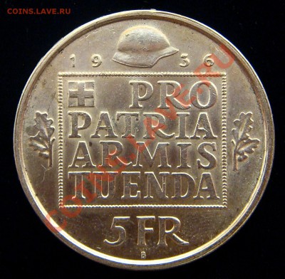 AU Швейцария 5 франков 1936 до 08.02.13 22.00 - 2