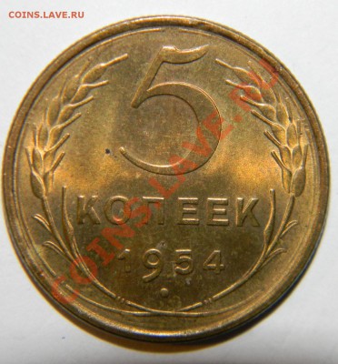 5 копеек 1954 года -------------Штемпельная до 10.02 в 22:05 - 111 6929