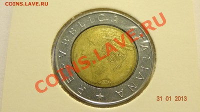 БМ Италия 500 лир 1993 100 лет Банку до 08.02. в 22:00 - DSC01768.JPG
