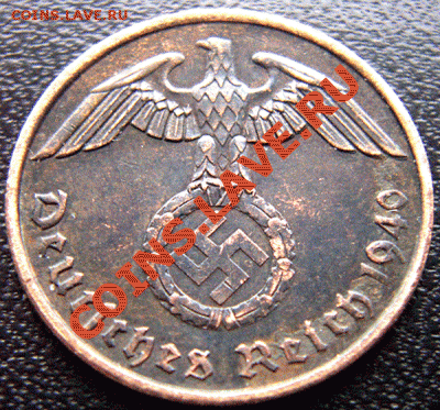 Германия (3 Рейх)_2 рейхспфеннига 1940(А); до 7.02_22.09мск - 4466