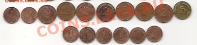 ФРГ -72 монеты без повторов до 10.02.  в 21-00 по мск - 5