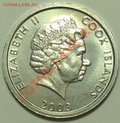 ОСТРОВА КУКА - 1 цент 2003 - Колли - до 13 февраля - 252