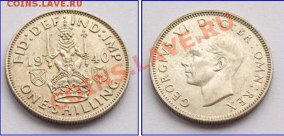 Великобритания: Ag-500 шиллинг 1940 Английский до 12.02 22- - Шиллинг 1940-Ш.JPG