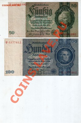 [DE] Германия. 1-5-10-20-50-100 марок___до 10.02, 22:00 МСК - 0133
