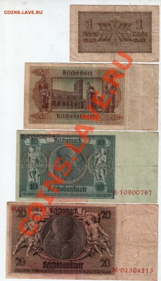 [DE] Германия. 1-5-10-20-50-100 марок___до 10.02, 22:00 МСК - 0129