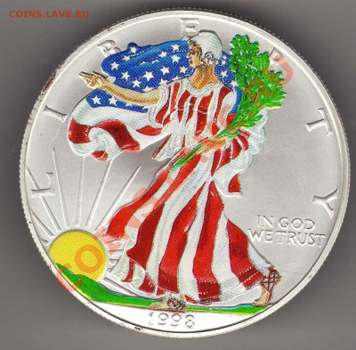 Ag США ДОЛЛАР 1998 СВОБОДА ЭМАЛЬ 14.02.13 В 22.00МСК (4278) - img909