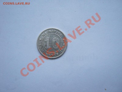 Британский Маврикий 10 центов 1889г. серебро - 999 044