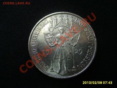 2 марки 1933 g Лютер и 3 марки 1929 1000 летие Мейсена - S6000077.JPG
