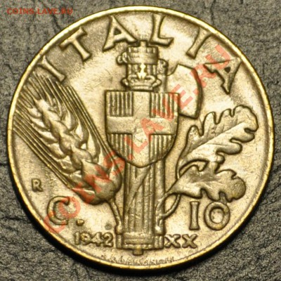 Италия 10 чентезимо	1942г. - до 13.02.2013 - DSC_1428.JPG
