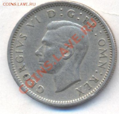 Великобритания 6 пенсов 1949 г. До 11.02.13 г. 21-00 МСК. - 49 1
