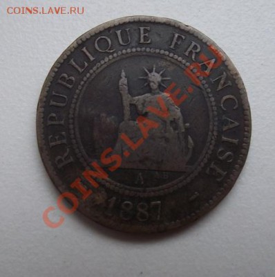 Французкий индокитай 1 цент 1887 До 12.02.13 в 22:00 МСК - DSCF2442.JPG
