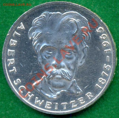 ФРГ,5марок,1975,до14.02.2013 г. 22.00 по Москве - 8а