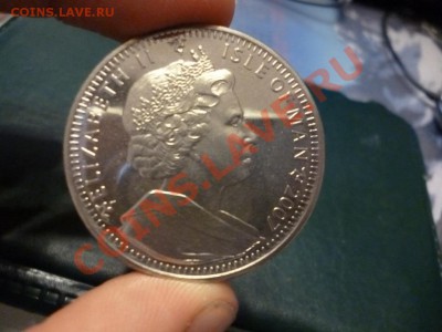 Остров Мэн 1 крона Лебеди Сердце Любовь 15.02 - P1000733.JPG
