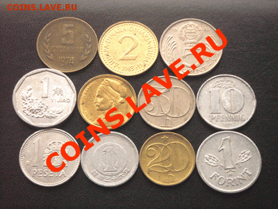 52 разные монеты. Окончание 12 февраля в 22.00мск - 4511