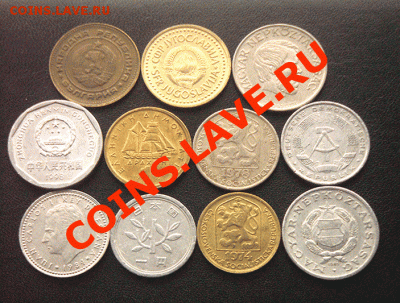 52 разные монеты. Окончание 12 февраля в 22.00мск - 4512
