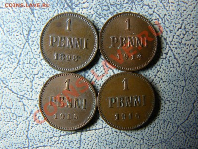 Лот из 4 монет по 1 пенни разные. состояние! - P1050076.JPG