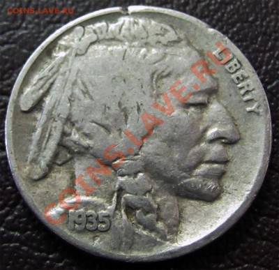W61 США 5¢ 1935 Buffalo Nickel до 19.02 в 22°° - W61 USA Buffalo Nickel 1935_1