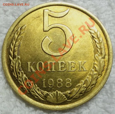 5 коп. 1988 г. брак заготовки красивый - DSC02998.JPG
