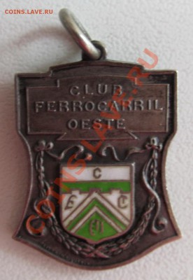 Знак аргентинского футбольного клуба CFO, 1933 г. - IMG_9959