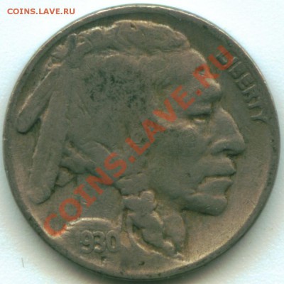W70 США 5¢ 1930 Buffalo Nickel до 21.02 в 22°° - W70 USA 5c 1930_2