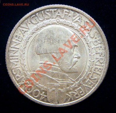 2 кроны 1921 Швеция UNC до 17.02.13  22.00 - 1