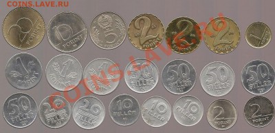 22 монеты Венгрии без повторов до 17.02 в 21.00 по мск - фото