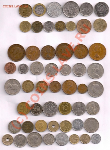 54 монеты - 54 moneti